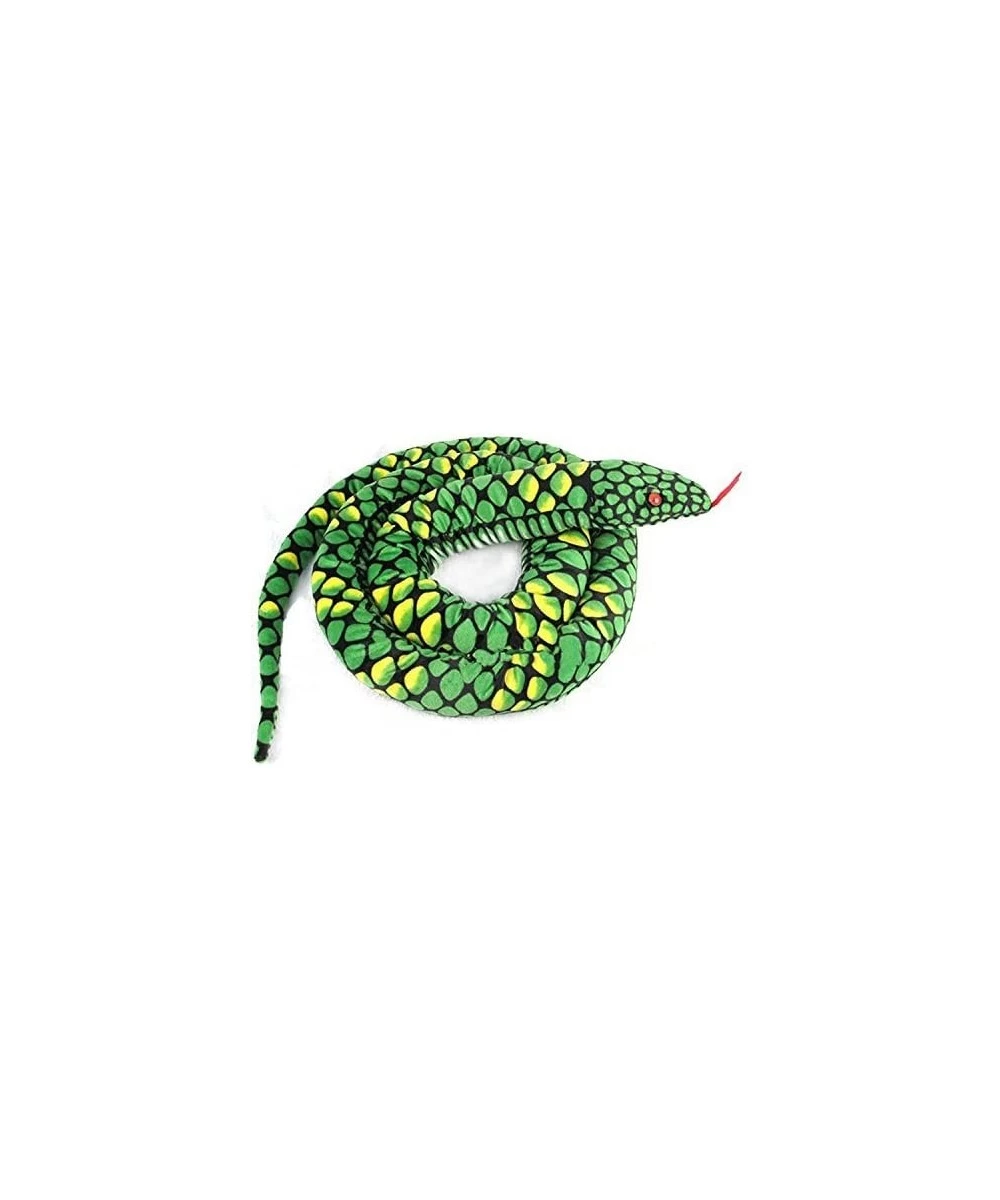 Giant Boa Constrictor Stuffed Animal Soft Snake Plush Toy (Green（70"-180CM）) $48.20 Stuffed Animals & Teddy Bears