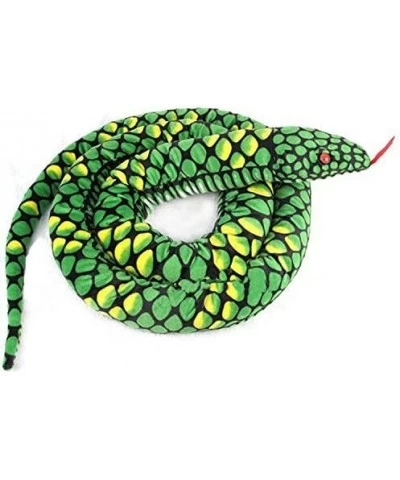 Giant Boa Constrictor Stuffed Animal Soft Snake Plush Toy (Green（70"-180CM）) $48.20 Stuffed Animals & Teddy Bears