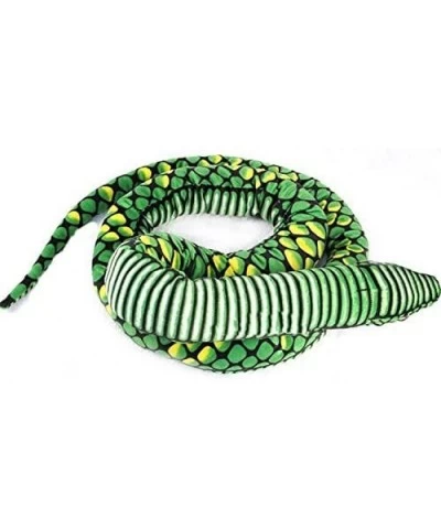 Giant Boa Constrictor Stuffed Animal Soft Snake Plush Toy (Green（70"-180CM）) $48.20 Stuffed Animals & Teddy Bears