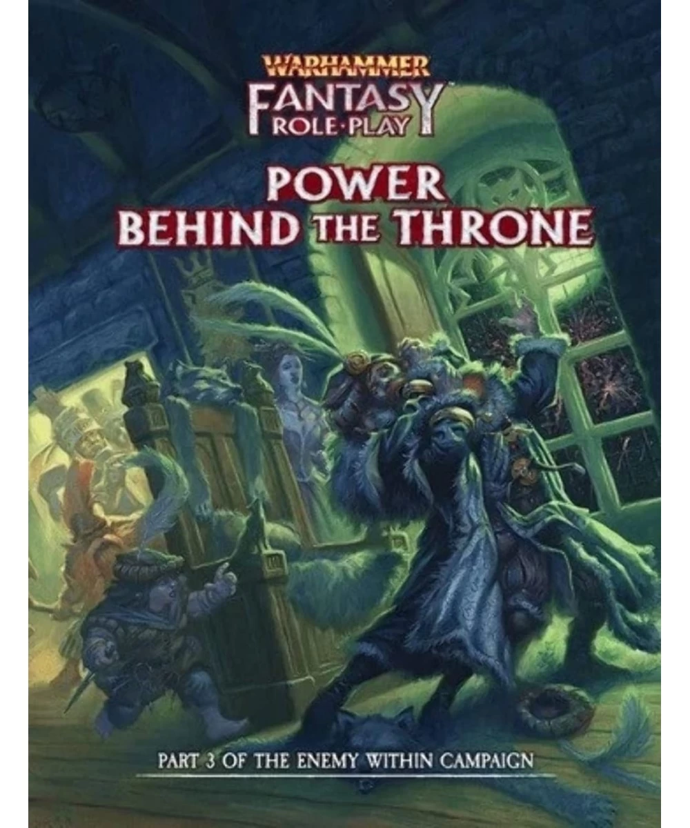 Warhammer Fantasy RPG: Power Behind The Throne $75.78 Board Games