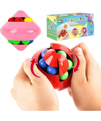 Magic Cube Block Sensory Puzzle Toys Fidget Cube Decompression Fidget Toys Relieve Stress Rotating Magic Bean Toys Puzzle Gam...