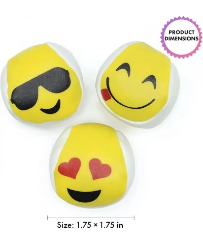 Emoji Hacky Sacks Hacky Sack Balls for Kids Funny Emoji Kickballs Party Favors Assorted Emoticon Design Hacky Sack Balls for ...