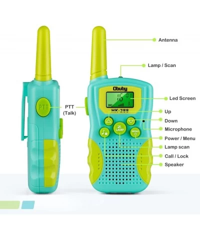 Toys for 3 4 5 6-12 Year Old Boys Girls 3 Pack Walkie Talkies for Kids 3 KMs Long Range 2 Way Radio 22 Channels with Backlit ...