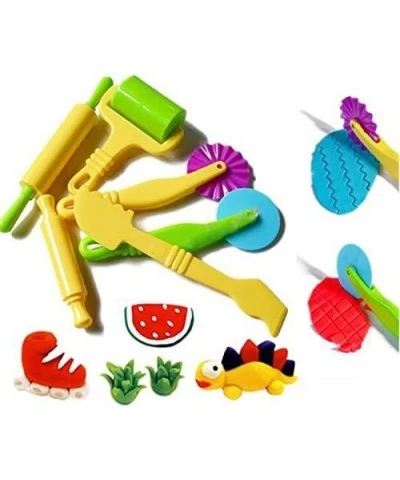 6pcs/Set Plastic Clay and Dough Playing Tools Set for Children Ages 3 and Up $15.99 Kids' Art Clay & Dough