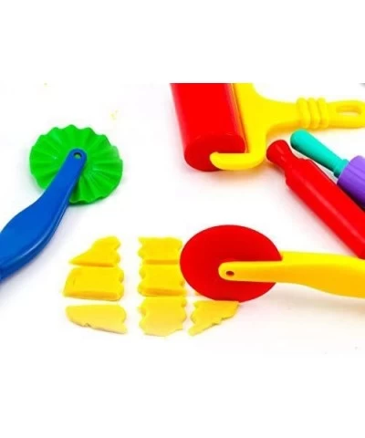 6pcs/Set Plastic Clay and Dough Playing Tools Set for Children Ages 3 and Up $15.99 Kids' Art Clay & Dough