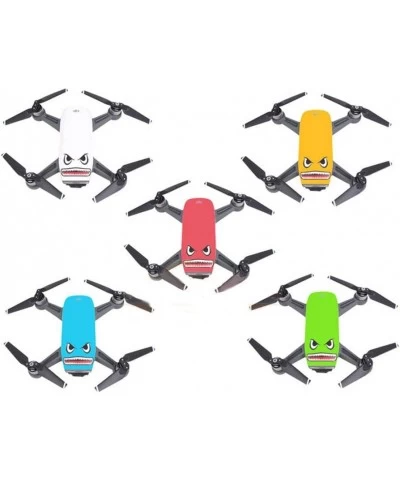 Darkhorse 2pcs Stickers Shark Face Pattern Decals Skin DIY Accessory for DJI Mini 3 Pro / Mavic Air / Mavic Pro / Mini 2 /Min...