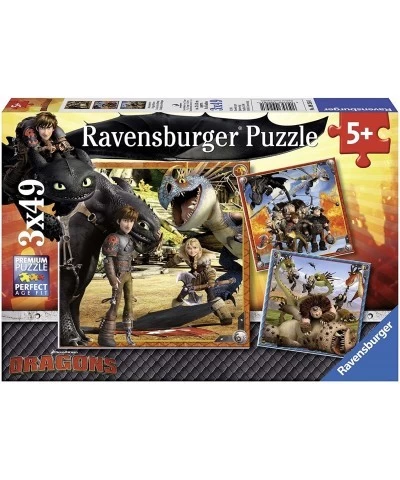 How to Train Your Dragon Jigsaw Puzzle (3 x 49 Piece) $31.40 Jigsaw Puzzles