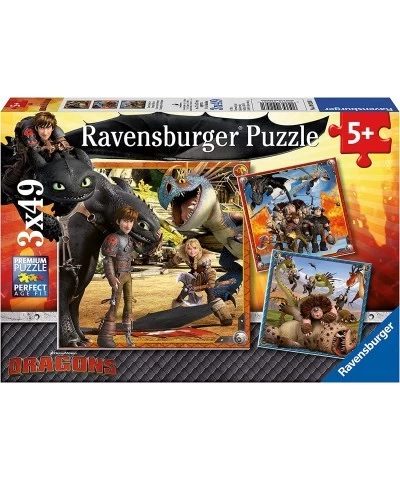 How to Train Your Dragon Jigsaw Puzzle (3 x 49 Piece) $31.40 Jigsaw Puzzles