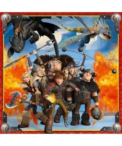 How to Train Your Dragon Jigsaw Puzzle (3 x 49 Piece) $31.40 Jigsaw Puzzles