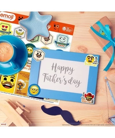 Fathers Day Stickers for Kids 200pcs Emoji Father's Day Birthday Party Decoration $14.96 Kids' Stickers