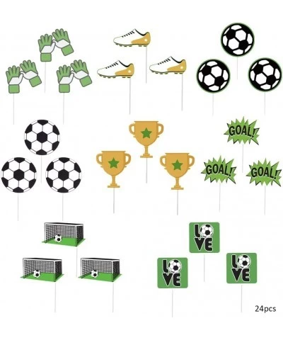 Soccer Party Decorations Soccer Plates and Cups Party Supplies Tableware Set Happy Birthday Soccer Banner Balloon Kit for Boy...