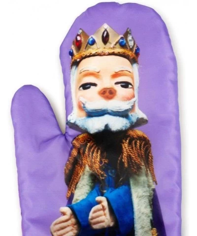 Mister Rogers Neighborhood King Friday Puppet Oven Mitt | TV Show Merchandise $27.91 Hand Puppets