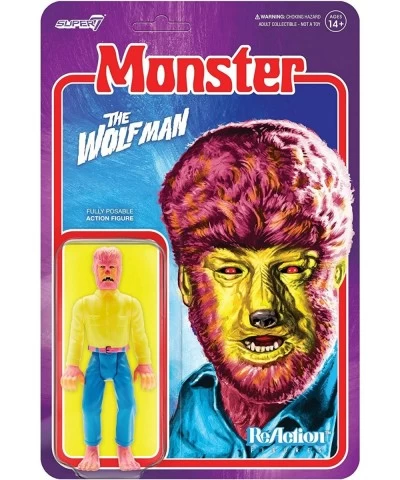 Universal Monsters: Wolfman (Costume Colors) Reaction Figure Multicolor $37.33 Action Figures