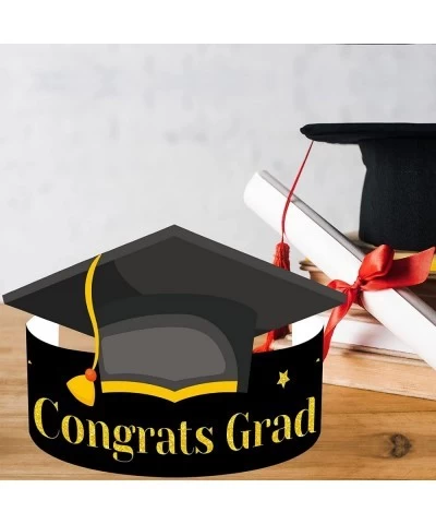 Graduation Paper Caps Crowns 30Pcs Congrats Grad Hats Headbands for Kids Party Favors $21.79 Kids' Party Hats