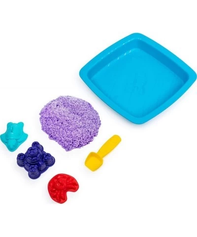 Kinetic Sand Sandbox Set Kids Toy with 1lb All-Natural Purple and 3 Molds Sensory Toys for Kids Ages 3 and up $29.40 Craft Kits