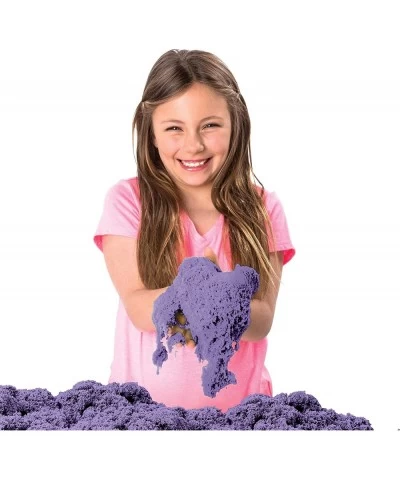 Kinetic Sand Sandbox Set Kids Toy with 1lb All-Natural Purple and 3 Molds Sensory Toys for Kids Ages 3 and up $29.40 Craft Kits