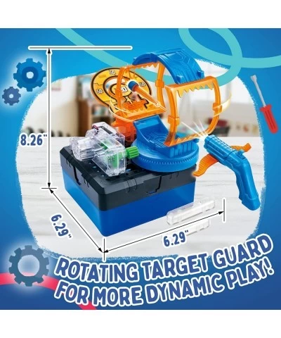 Target Strike Shooting Game Toy for Kids Ages 8-12 - DIY Gadget Gear STEM Science Kit with Rotating Bullseye Pistol Toy Gun w...