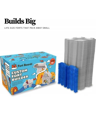 Fort Boards: Fort Building Kit | Jumbo Blocks - Kids Building Toys | 90 Piece Set: Gray $145.36 Toy Building Sets