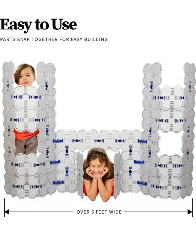 Fort Boards: Fort Building Kit | Jumbo Blocks - Kids Building Toys | 90 Piece Set: Gray $145.36 Toy Building Sets