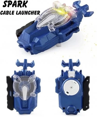 Left Right Sparking Launcher Lr Bey Burst Evolution Turbo Blades Battling Tops String Launcher Grip Super King B-169 Booster ...