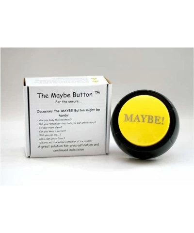 The Maybe Button $21.99 Gags & Practical Joke Toys