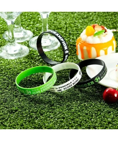 Soccer Silicone Wristbands Soccer Theme Rubber Wristbands Soccer Bracelet Wristbands for Soccer Themed Birthday School Gifts ...