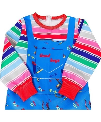 Chucky Costume for Toddler Kids Boys and girls Halloween Costume Jumpsuit Midi Dress for Party Show 5-12 Years $45.43 Kids' C...