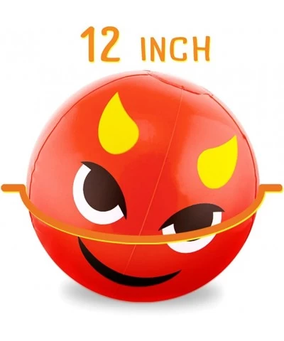 Beach Ball Set with Emoji Faces: Unique Pool & Birthday Party Gifts or Favors for Kids & Teens: 6 Funny Emojies - Choose Your...