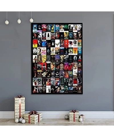 Best Horror Movies of All Time Puzzle Horror Classics Collage Halloween Puzzles 1000 Piece for Adults Gifts for Scary Movie F...