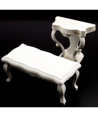 3 Pieces Fancy Victorian Furniture Set Miniature House Accessories Luxury Rococo Style $48.62 Dollhouse Accessories