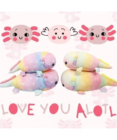 13" Axolotl Plush Toy Salamander Stuffed Animal Plushies Soft Axolotl Plush Pillow Gifts for Girls Boys Kids Birthday (Star) ...