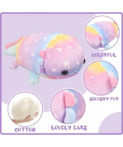 13" Axolotl Plush Toy Salamander Stuffed Animal Plushies Soft Axolotl Plush Pillow Gifts for Girls Boys Kids Birthday (Star) ...