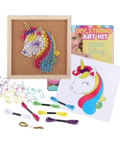 DIY String Art Kit Unicorn String Art Craft Kit for Adults Beginner Girls Ages 9-12 Arts & Crafts Supplies 10x10in Frame Patt...