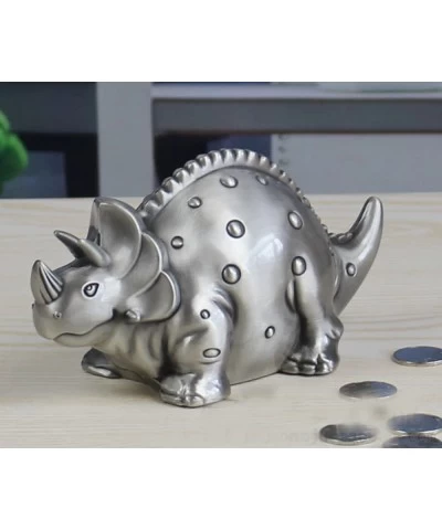 Creative Metal Cartoon Retro Dinosaur Piggy Bank Coin Bank Saving Pot Money Box $29.14 Kids' Money Banks