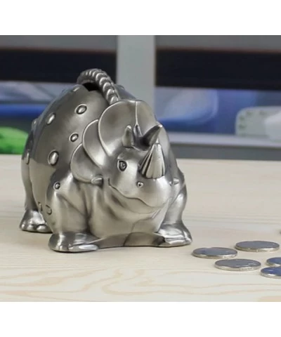 Creative Metal Cartoon Retro Dinosaur Piggy Bank Coin Bank Saving Pot Money Box $29.14 Kids' Money Banks