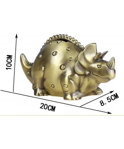 Creative Metal Cartoon Retro Dinosaur Piggy Bank Coin Bank Saving Pot Money Box $29.14 Kids' Money Banks