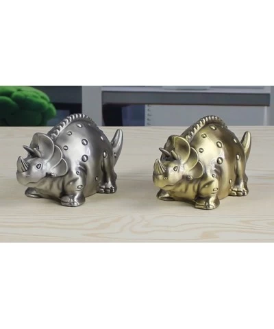 Creative Metal Cartoon Retro Dinosaur Piggy Bank Coin Bank Saving Pot Money Box $29.14 Kids' Money Banks