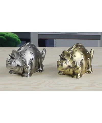 Creative Metal Cartoon Retro Dinosaur Piggy Bank Coin Bank Saving Pot Money Box $29.14 Kids' Money Banks