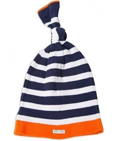 Izzy and Owie Beach Crab Striped Baby Hat Navy Blue 0-24 Months $26.39 Kids' Party Hats