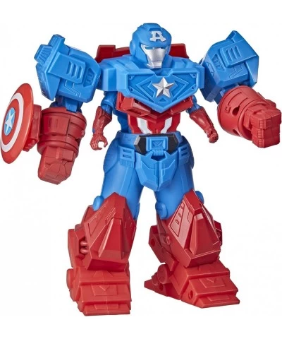 Marvel Mech Strike 8-inch Super Hero Action Figure Toy Ultimate Mech Suit Captain America for Kids Ages 4 and Up $49.51 Actio...