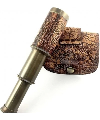 Nautical Handheld Pirate Brass Telescope with Box/Case Sailor Home Decor Pirate Captain Boat Gift (6" Kelvin & Hughes) $20.53...