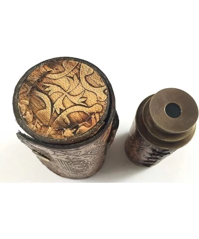 Nautical Handheld Pirate Brass Telescope with Box/Case Sailor Home Decor Pirate Captain Boat Gift (6" Kelvin & Hughes) $20.53...