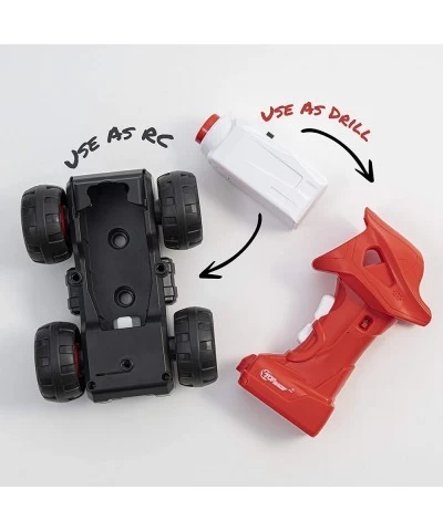 Truck Toy with Drill | Take Apart Trucks Construction Set | Converts to Remote Control Fire Truck | 3 in 1 Electric Construct...