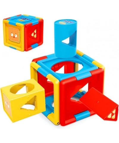 Baby Shape Sorter Toys 12-18 Months Baby Activity Logic Cube Toys for 1 Year Old Boy Girl Infant Developmental Educational Le...