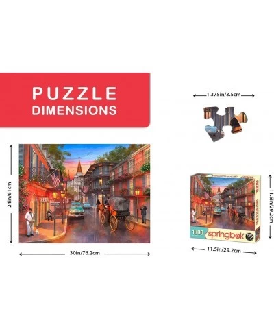 Springbok's 1000 Piece Jigsaw Puzzle Bourbon Street - Made in USA $31.88 Jigsaw Puzzles