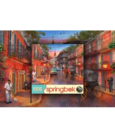 Springbok's 1000 Piece Jigsaw Puzzle Bourbon Street - Made in USA $31.88 Jigsaw Puzzles