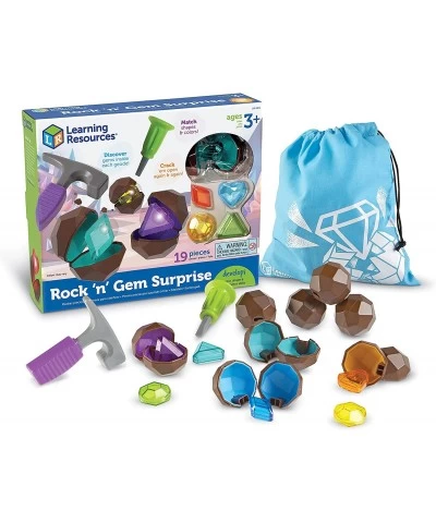 Rock 'n Gem Surprise Sorting Matching & Counting Skills Activity Set Early STEM 19 Pieces Ages 3+ $30.67 Early Development & ...