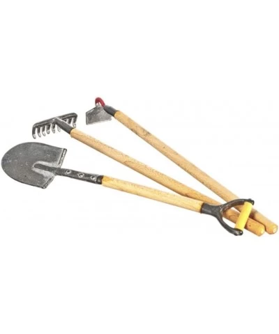 Dollhouse Miniature 1:12 Scale Accessory Set Garden Tools Spade Hoe and Rake $31.19 Dollhouse Accessories