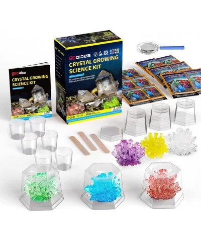 Stem Projects for Kids Ages 8-12 Crystal Growing Kit with Display Stand Exciting and Enriching Science Kits for Kids Cool Toy...