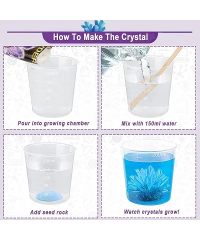 Stem Projects for Kids Ages 8-12 Crystal Growing Kit with Display Stand Exciting and Enriching Science Kits for Kids Cool Toy...